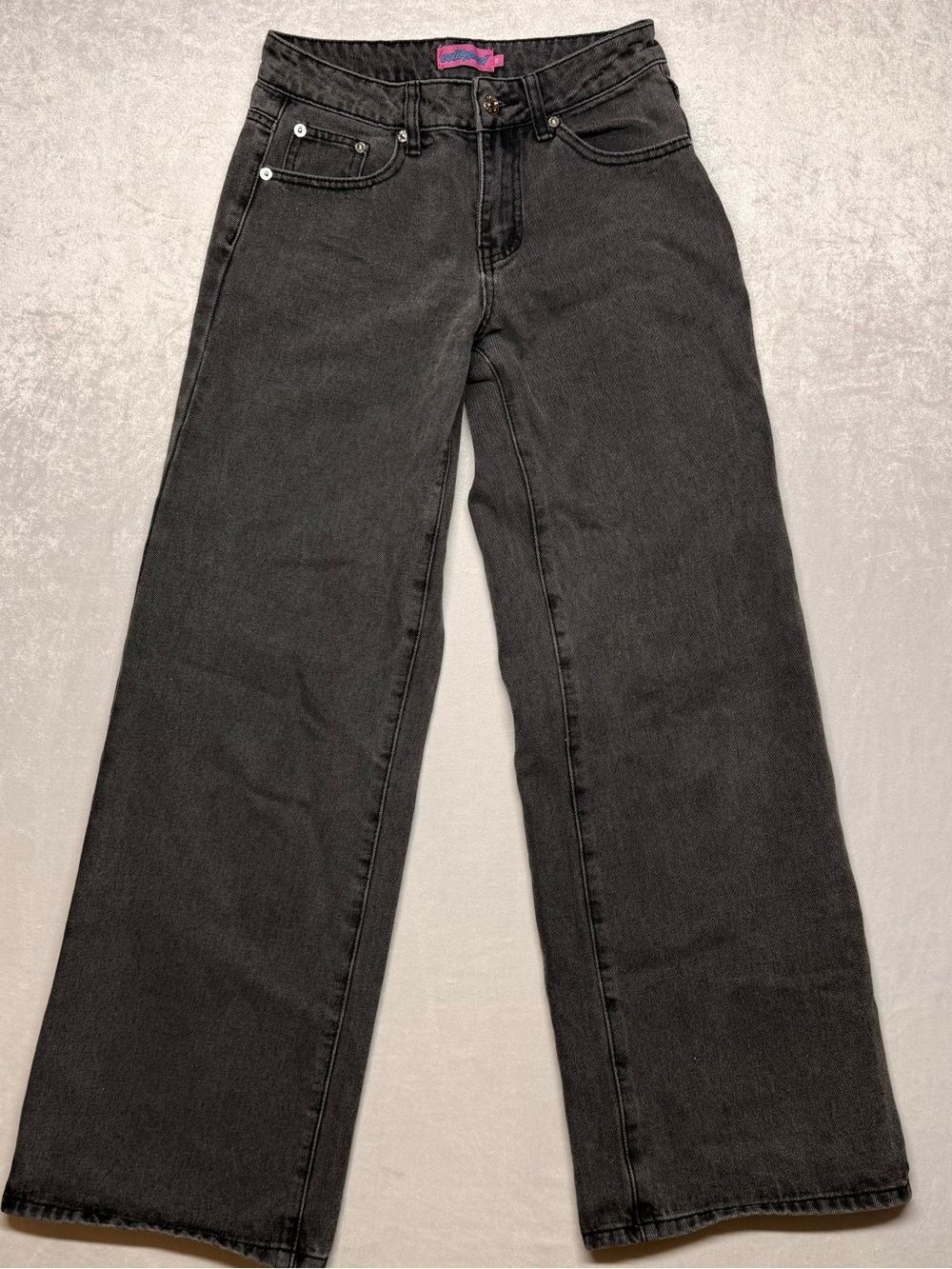 Edikted high rise Black Wide-Leg Jeans